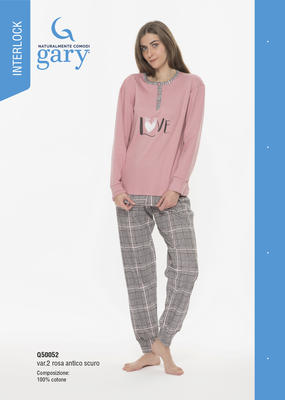 WOMEN'S PAJAMAS M/L Q50052 Tellini S.r.l. Wholesale Clothing